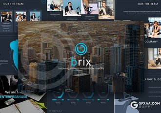 32页国外商务工作汇报团队介绍 5种配色2种尺寸 - 顶尖PPT