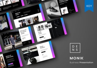 商务项目展示工作汇报Keynote模板 - 顶尖PPT