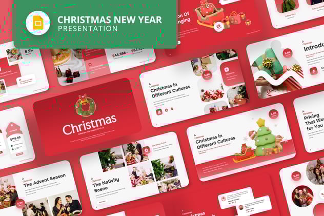 圣诞节快乐祝福活动策划PPT模板 - 顶尖PPT