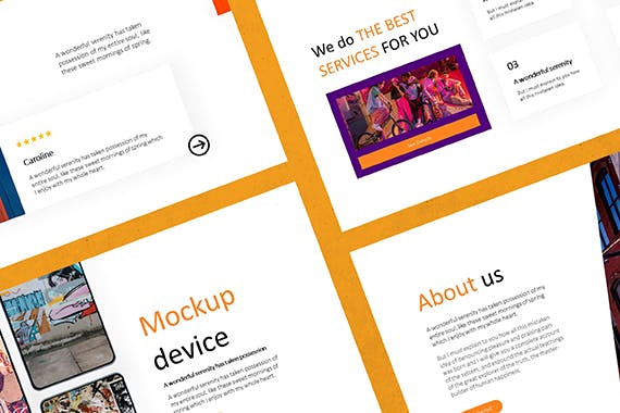 涂鸦设计讲述展示创意推广PPT模板 - 顶尖PPT