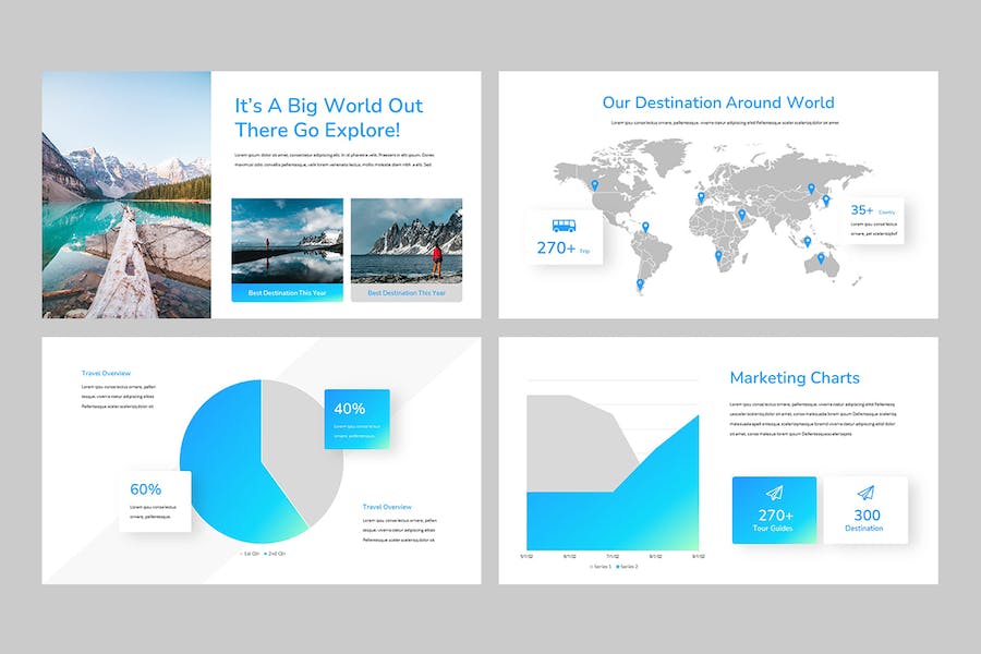 航海旅游商务PPT模板 - 顶尖PPT