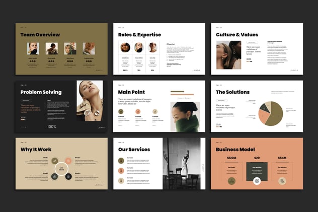 深色极简演讲展示设计PPT模板 - 顶尖PPT