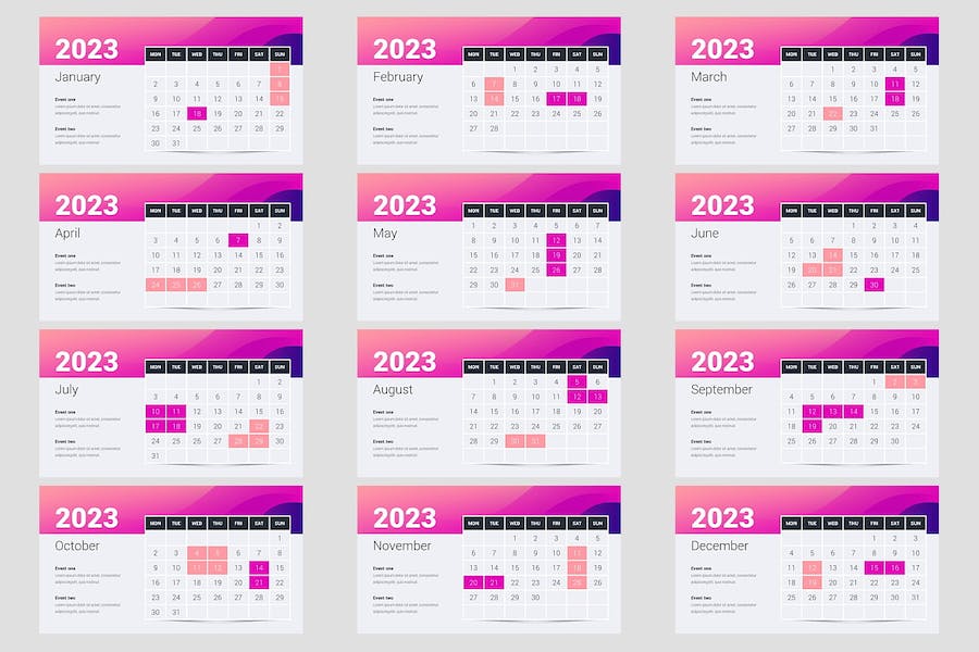 日历展示工作规划工作时间安排PPT模板 - 顶尖PPT