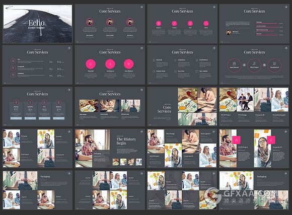 7种配色高端商务多用途keynote模板 - 顶尖PPT