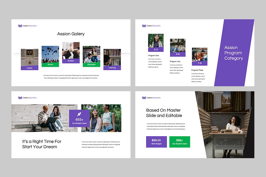 教育课程关键内容讲述Keynote模板 - 顶尖PPT