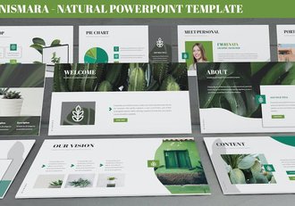 自然景观展示宣传方案PPT模板 - 顶尖PPT