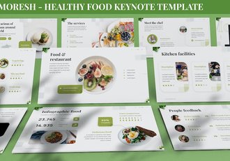 健康食品keynote模板 - 顶尖PPT