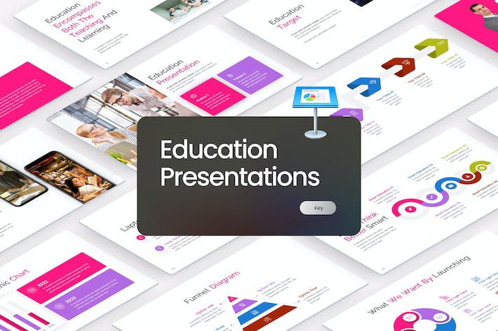 化学教育科学实验课程Keynote模板 - 顶尖PPT