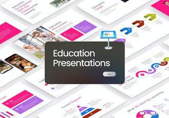 化学教育科学实验课程Keynote模板 - 顶尖PPT