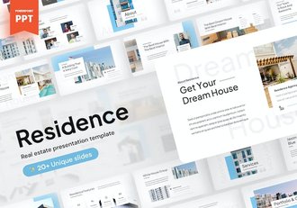 住宅房地产销售推介PPT模板 - 顶尖PPT