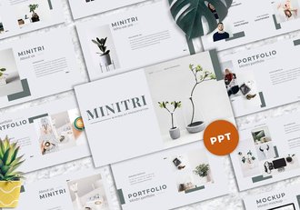 极简设计方案创意提案PPT模板 - 顶尖PPT