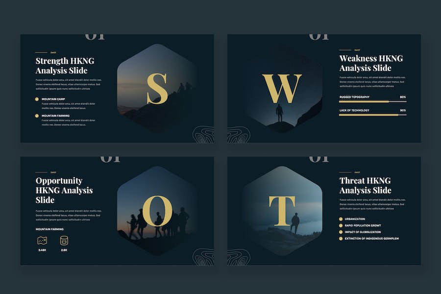 户外冒险登山运动keynote模板 - 顶尖PPT