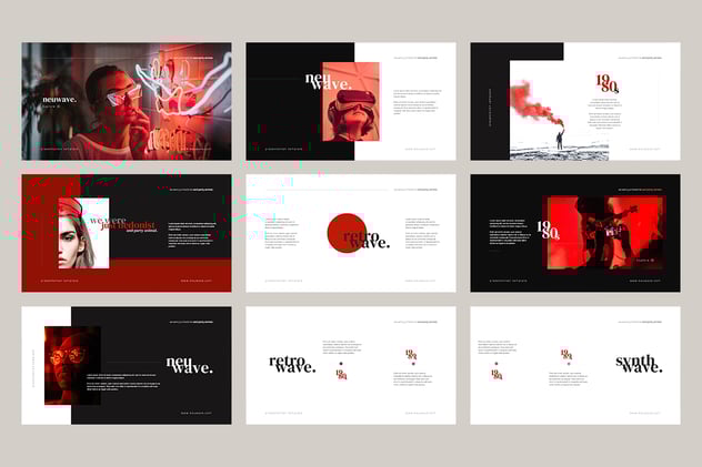 极简风格科技发展主题PPT模板 - 顶尖PPT