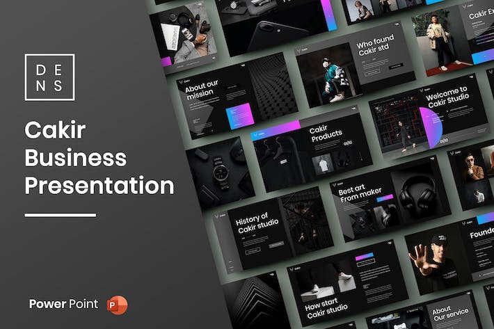 黑色商务多用途PPT模板 - 顶尖PPT