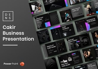 黑色商务多用途PPT模板 - 顶尖PPT