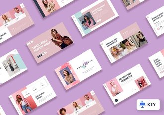 时尚摄影-题演讲keynote模板 - 顶尖PPT