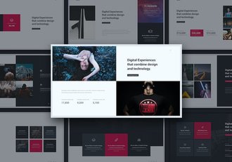 创意简约风格商务通用PPT模板 - 顶尖PPT