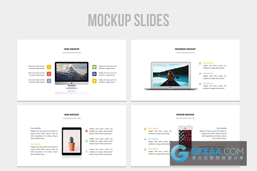 彩色产品照片展示社会调查PPT模板 - 顶尖PPT