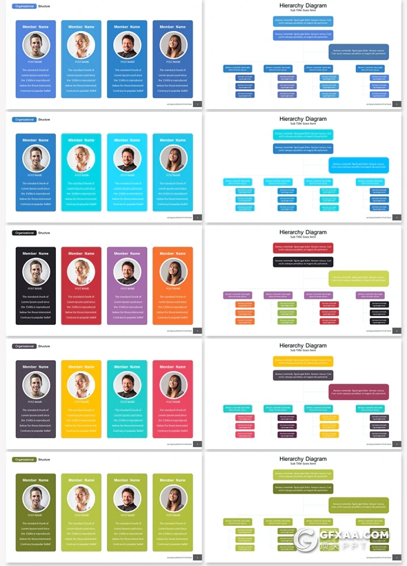 集团企业团队构建实力展示PPT模板 - 顶尖PPT