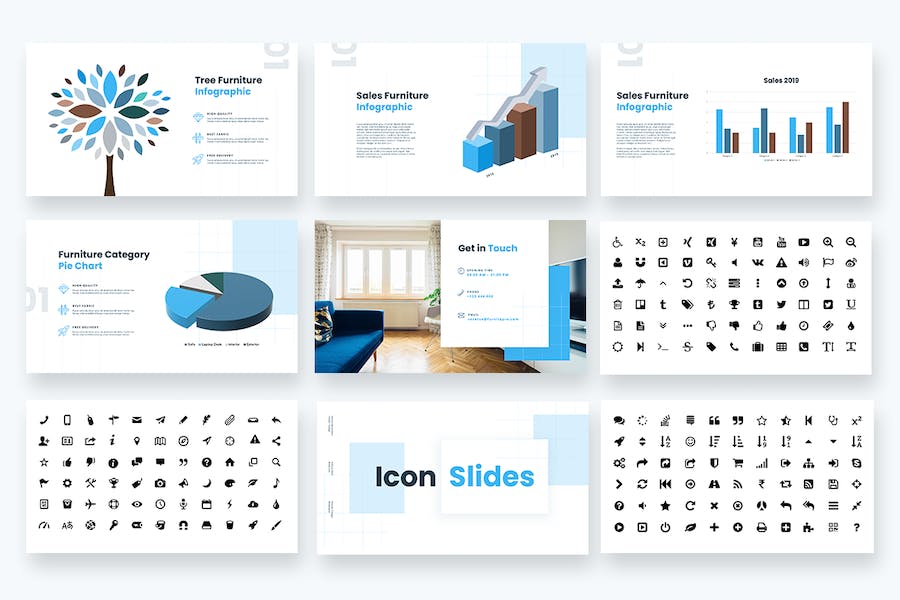 家具品牌展示产品介绍PPT模板 - 顶尖PPT