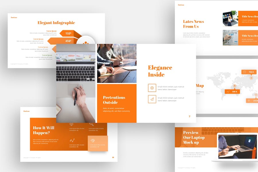 业务合作项目展示企业商用keynote模板 - 顶尖PPT