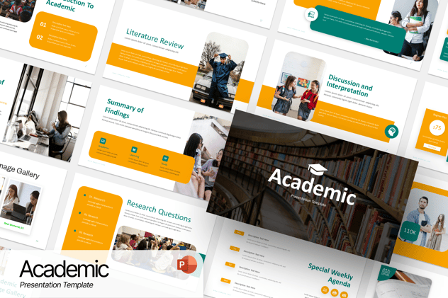 大雪教育毕业答辩学术演讲PPT模板 - 顶尖PPT