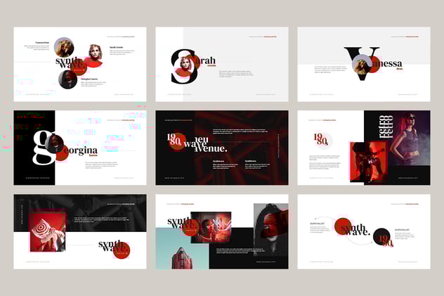 极简风格科技发展主题PPT模板 - 顶尖PPT