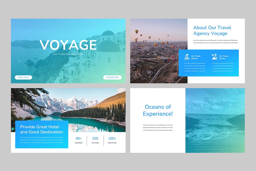 航海旅游商务PPT模板 - 顶尖PPT