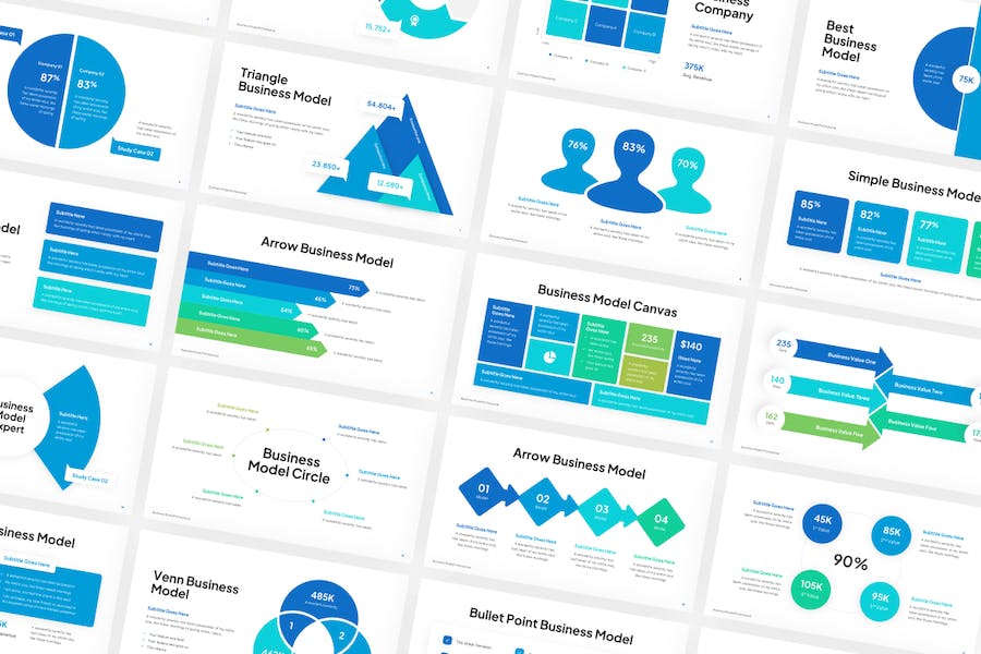 商业模式分析方案运营策略PPT模板 - 顶尖PPT