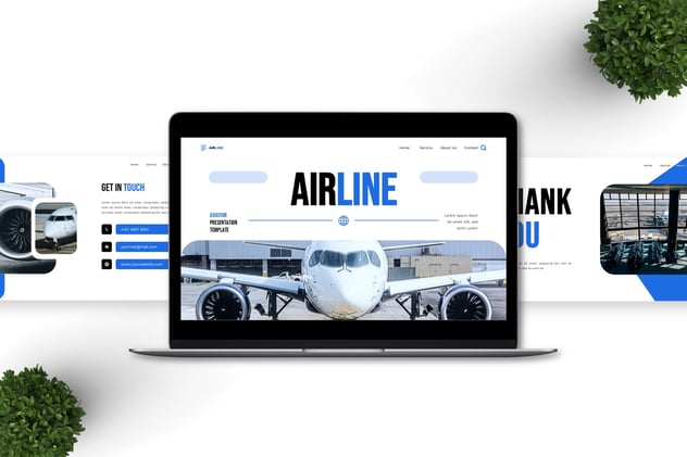 航空公司keynote模板 - 顶尖PPT