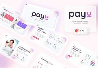 移动支付数字钱包PPT模板 - 顶尖PPT