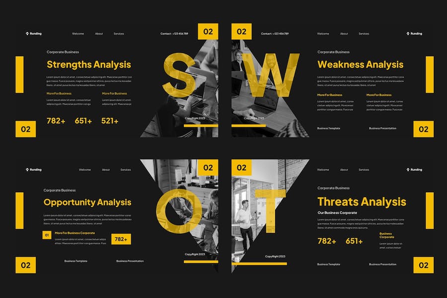 企业商务运营管理Keynote模板 - 顶尖PPT