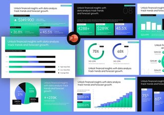 数据可视化分析展示系统PPT模板 - 顶尖PPT
