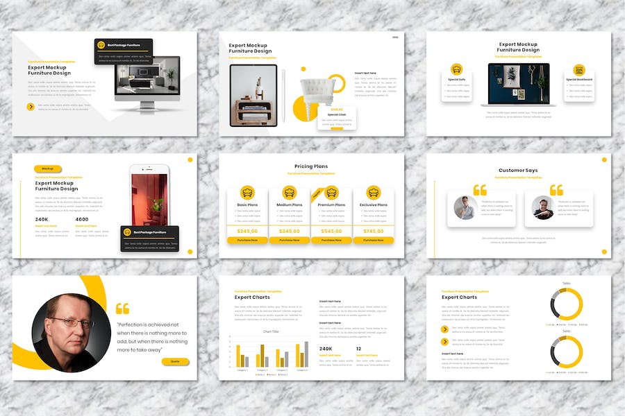 家具行业展示销售推广讲座Keynote模板 - 顶尖PPT