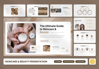护肤与美容PPT模板 - 顶尖PPT