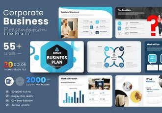 商务融资计划书演讲PPT模板 - 顶尖PPT