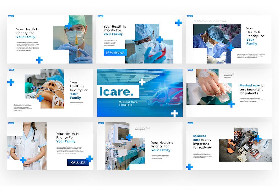 医学医疗研究临床治疗药物开发国外PPT模板 - 顶尖PPT