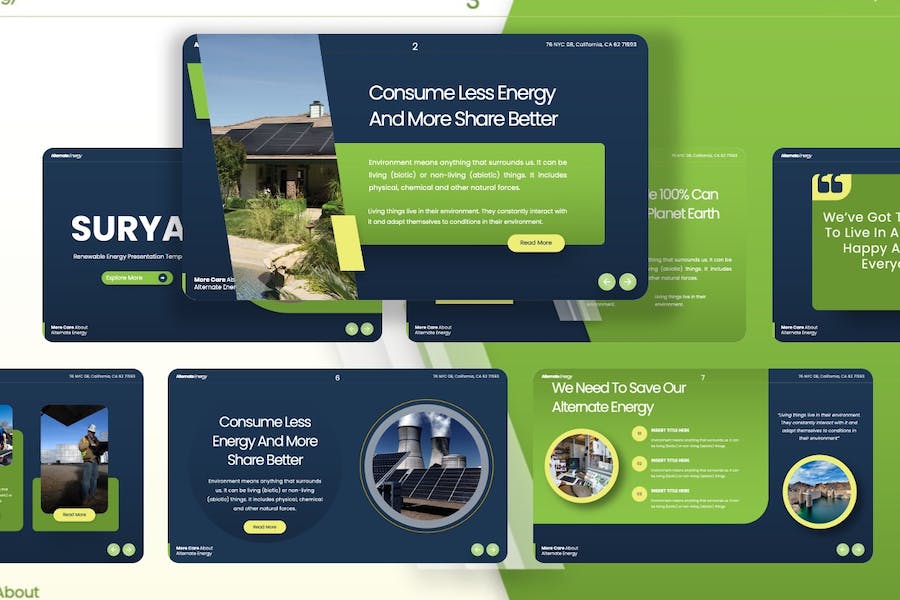 新能源风力发电PPT模板 - 顶尖PPT