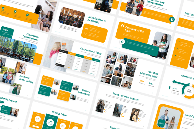 大雪教育毕业答辩学术演讲PPT模板 - 顶尖PPT