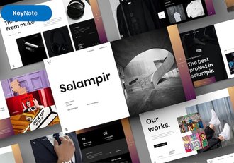 品牌营销策划介绍宣传展示多用途商务keynote模板 - 顶尖PPT