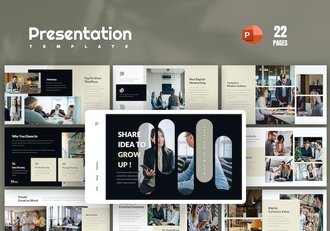 企业合作项目展示团队合作PPT模板 - 顶尖PPT