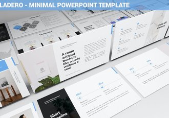 极简风格商务办公通用PPT模板 - 顶尖PPT