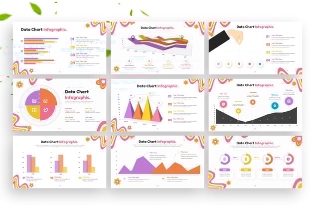 可视化数据图表图形keynote模板 - 顶尖PPT