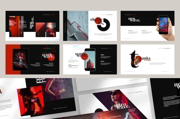 极简风格科技发展主题PPT模板 - 顶尖PPT