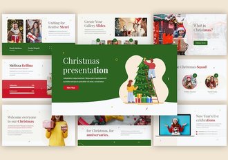 国外圣诞节祝福圣诞活动策划PPT模板 - 顶尖PPT