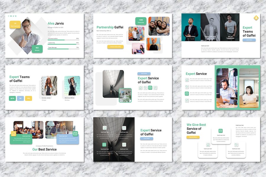 公司企业简介介绍展示Keynote模板 - 顶尖PPT