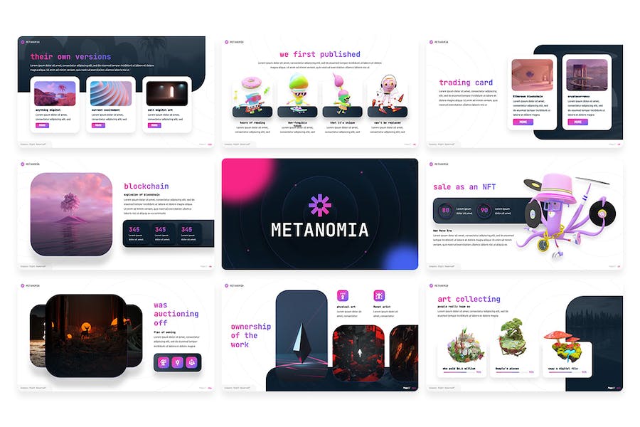 元宇宙技术创新应用Keynote模板 - 顶尖PPT