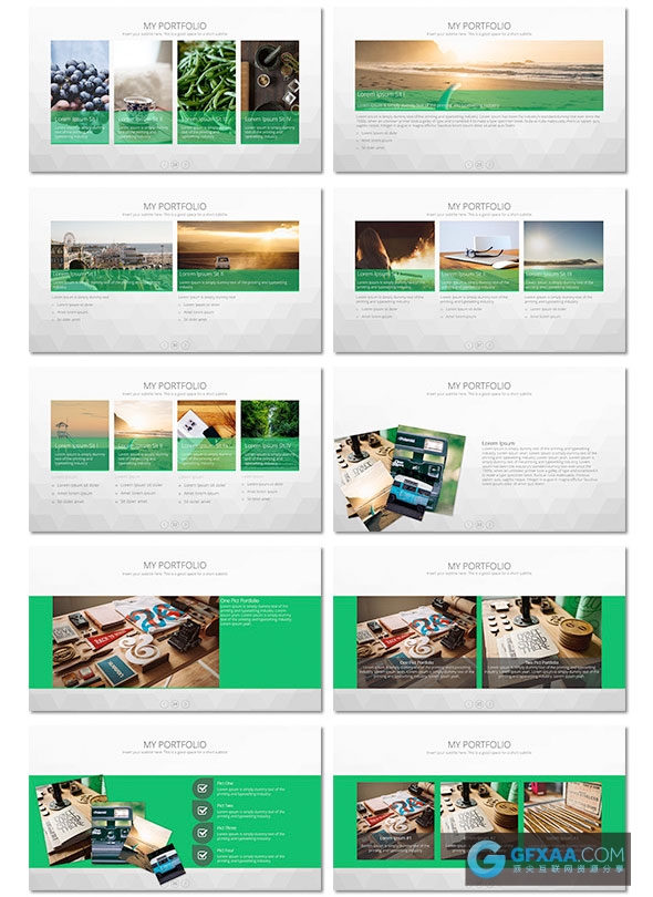 灰色低变形背景商务团队展示通用PPT模板 - 顶尖PPT