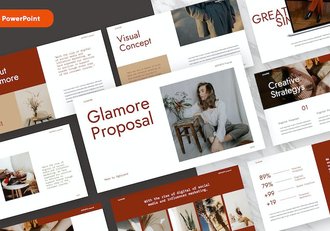 褐色美学商务建议书提案PPT模板 - 顶尖PPT