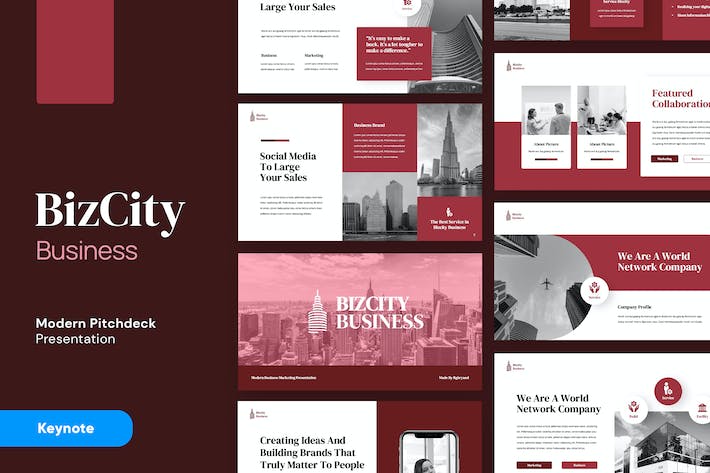 城市融资项目讲述方案Keynote模板 - 顶尖PPT